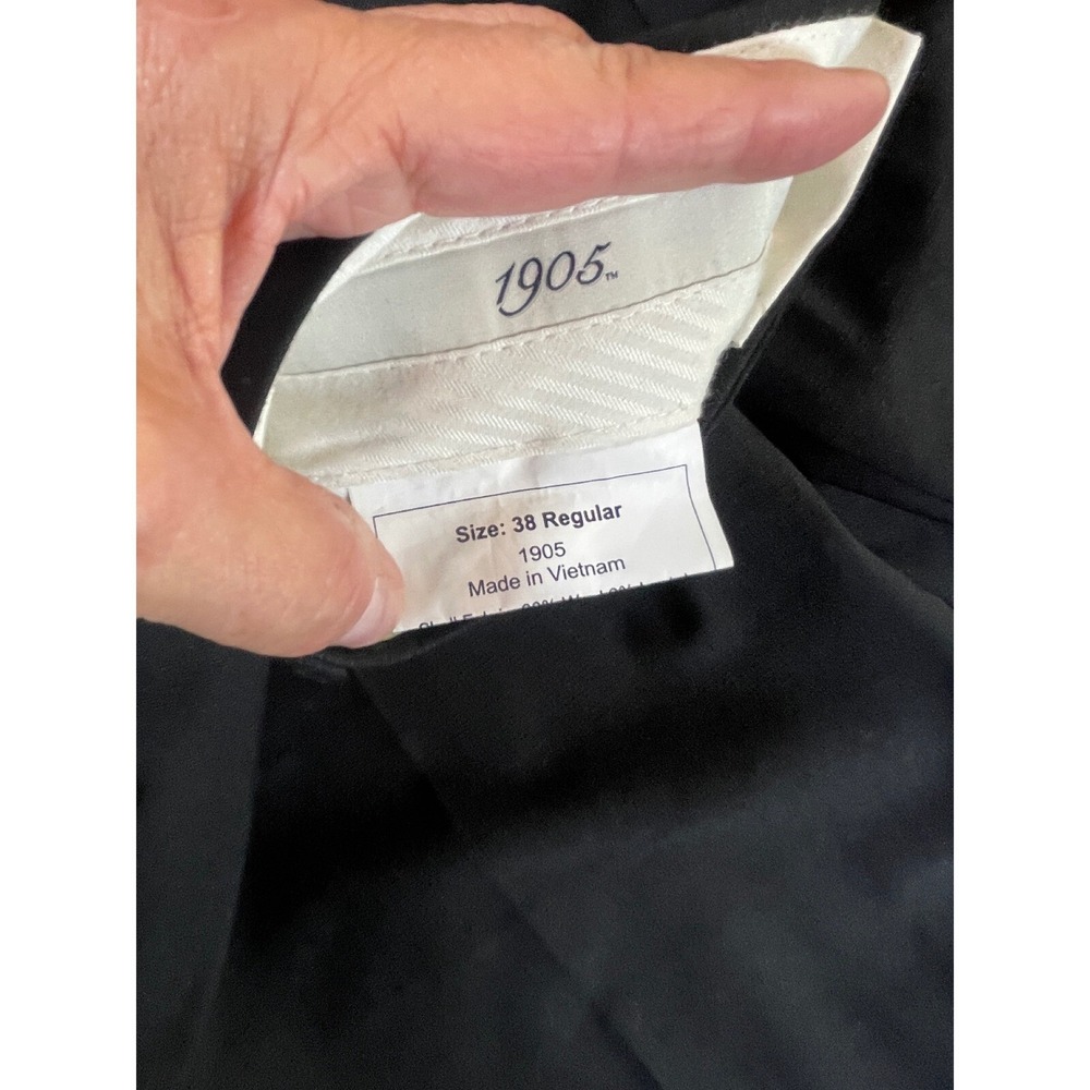 J. A. Bank Tailored Fit Separates Dress Pants Brrr Comfort Black 38R *see pics* - Picture 4 of 8